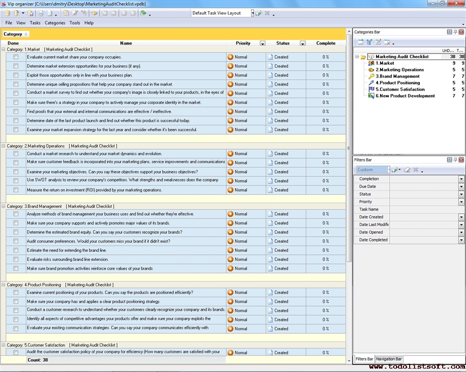 Internal Audit Checklist 5s Audit Checklist Template