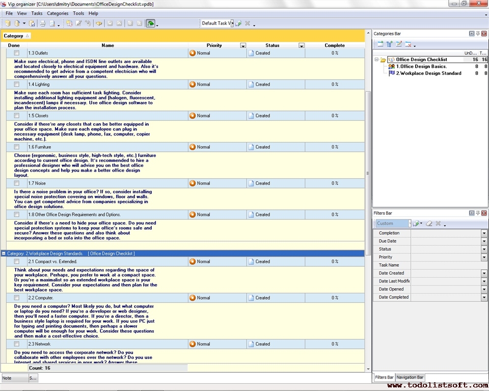 Office Ergonomics Checklist Pdf