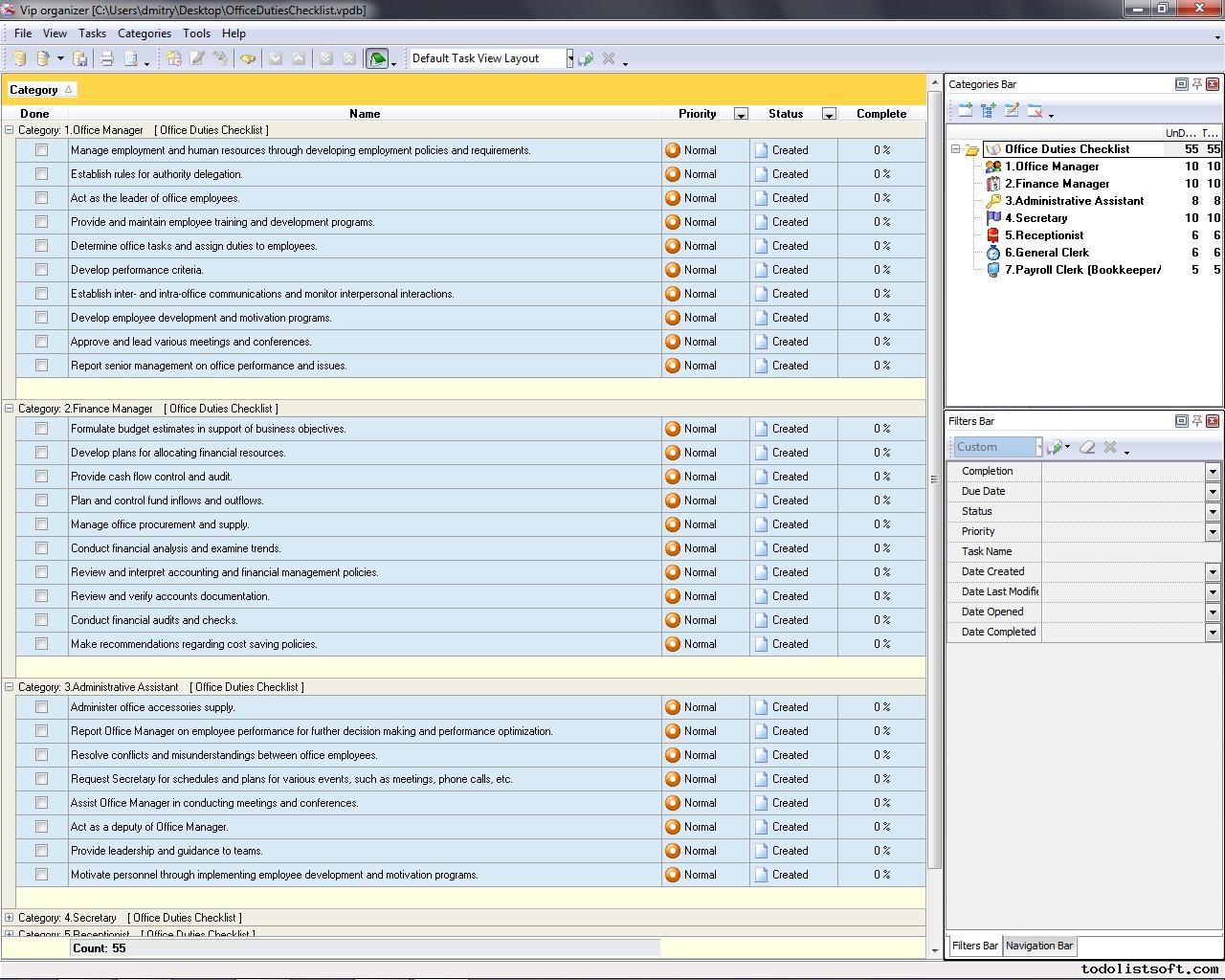 Position Descriptions Program Support