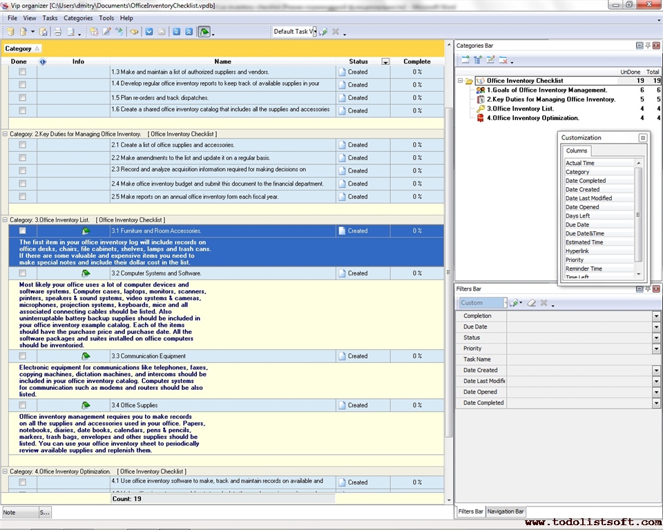 Computer software inventory spreadsheet