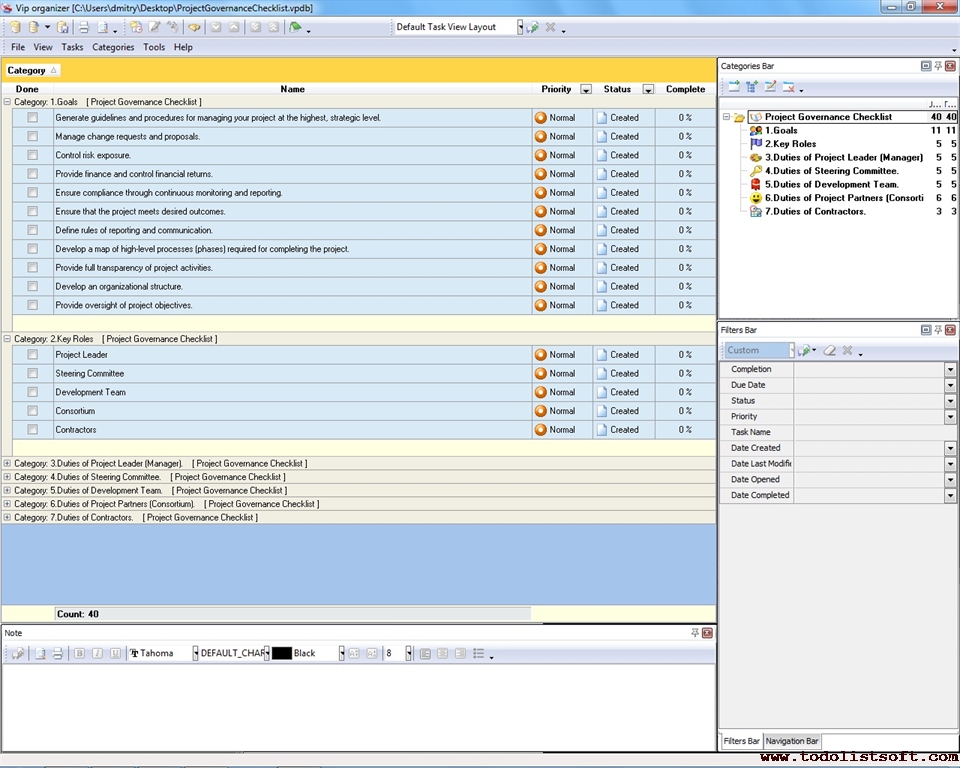 Project And Program Management Template