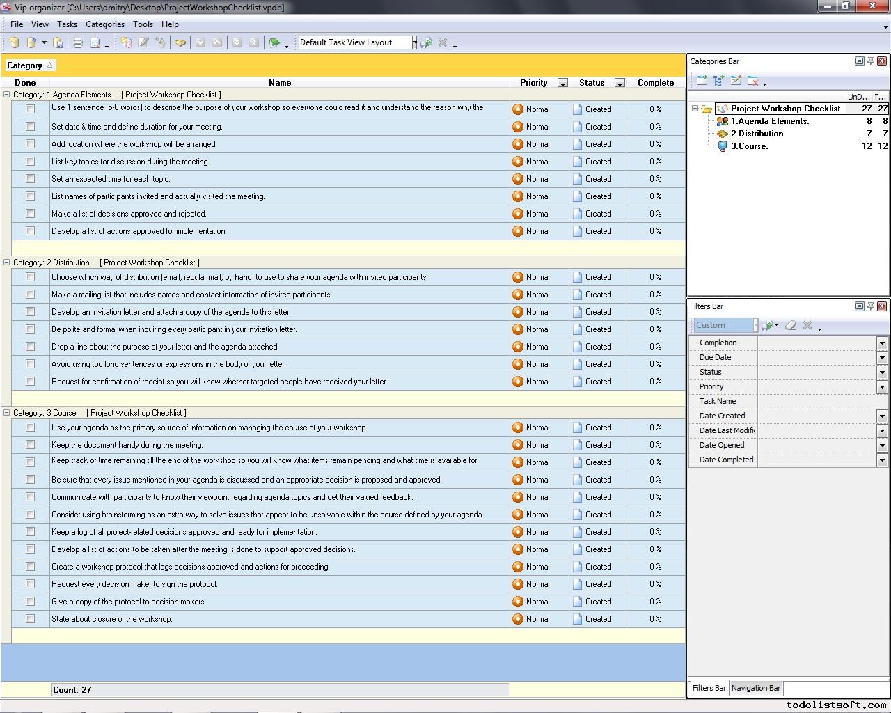 Workshop Programs Templates